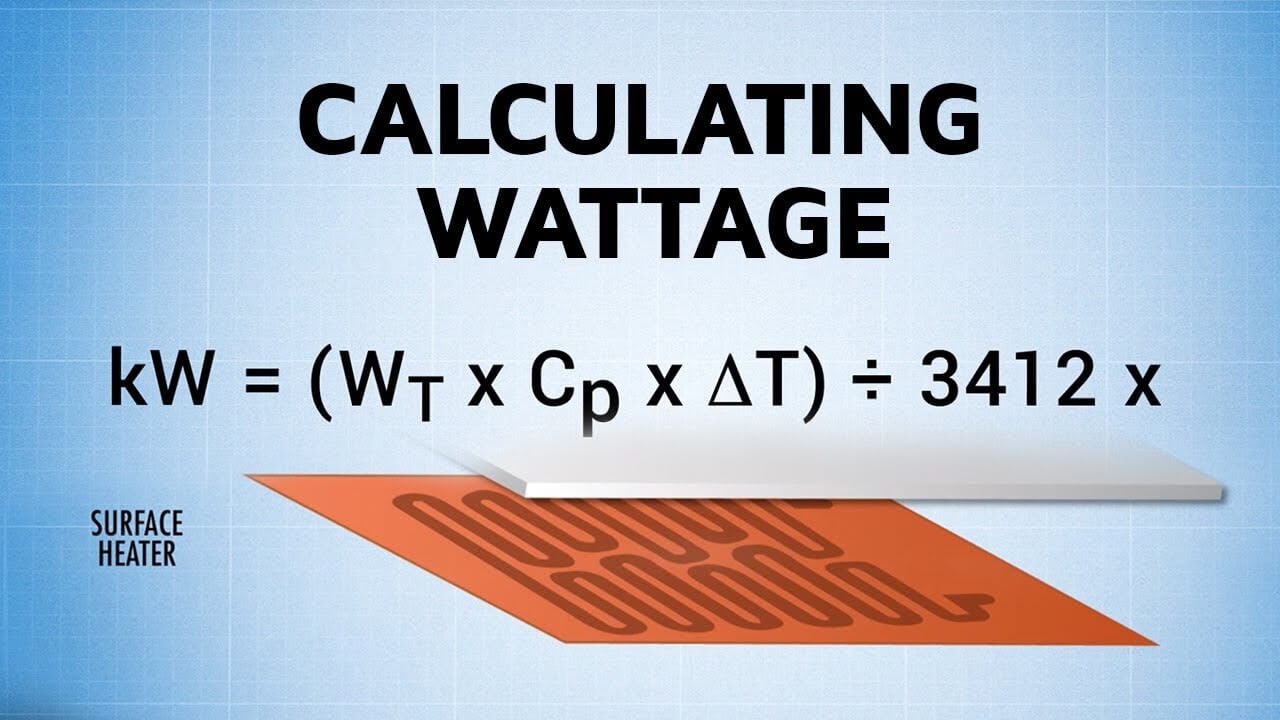 How to Calculate your Heater Wattage (Get your target temperature)
