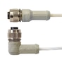 M12 Cable, 4 pin, High Temp, Vibe Resistant,