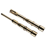 Crimp-Style Thermocouple Pin & Socket Contacts - Solid Core