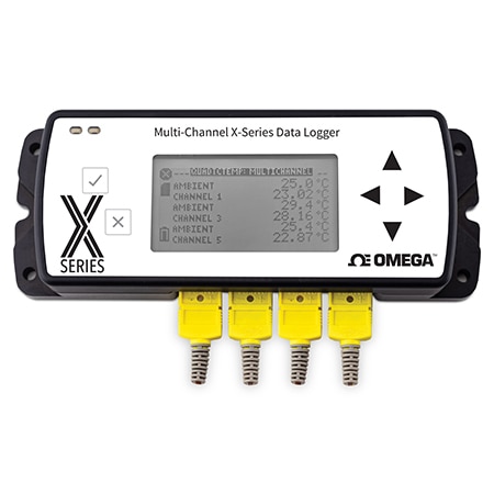 X-Series - 8 Channel Thermocouple Logger w/ LCD