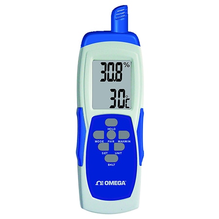 Handheld Temperature, Humidity, and Dew Point Meter