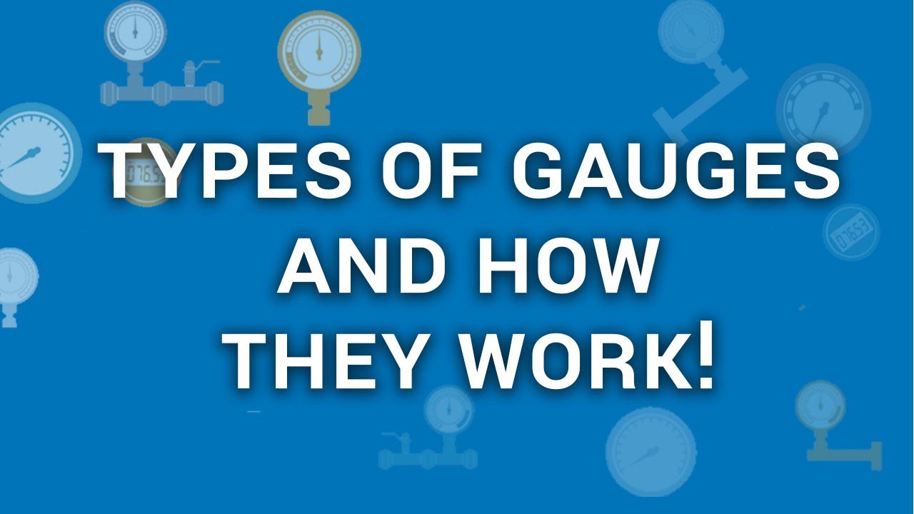 The MOST COMMON types of Pressure Gauges and how they work